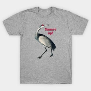 Square Up Heron T-Shirt